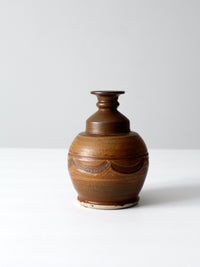 vintage studio pottery vase