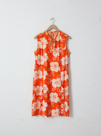 vintage 60s floral dress