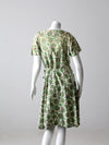 vintage 50s paisley print dress