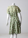 vintage 50s paisley print dress