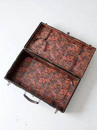 antique black suitcase