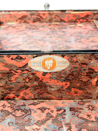 antique black suitcase