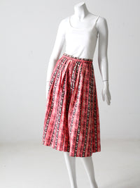 vintage 60s floral skirt by Gale of St Louis