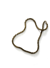 vintage gold tone chain necklace