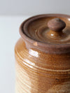 vintage studio pottery jars set 2