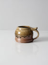 vintage signed studio pottery mug