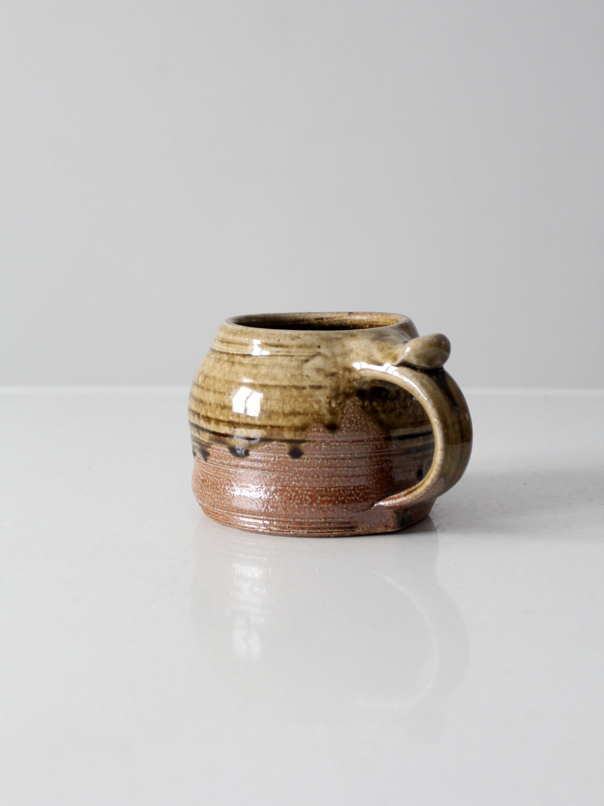vintage signed studio pottery mug
