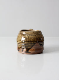 vintage signed studio pottery mug