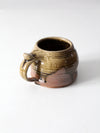 vintage signed studio pottery mug