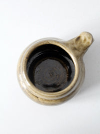 vintage signed studio pottery mug
