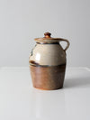 vintage studio pottery jug vase