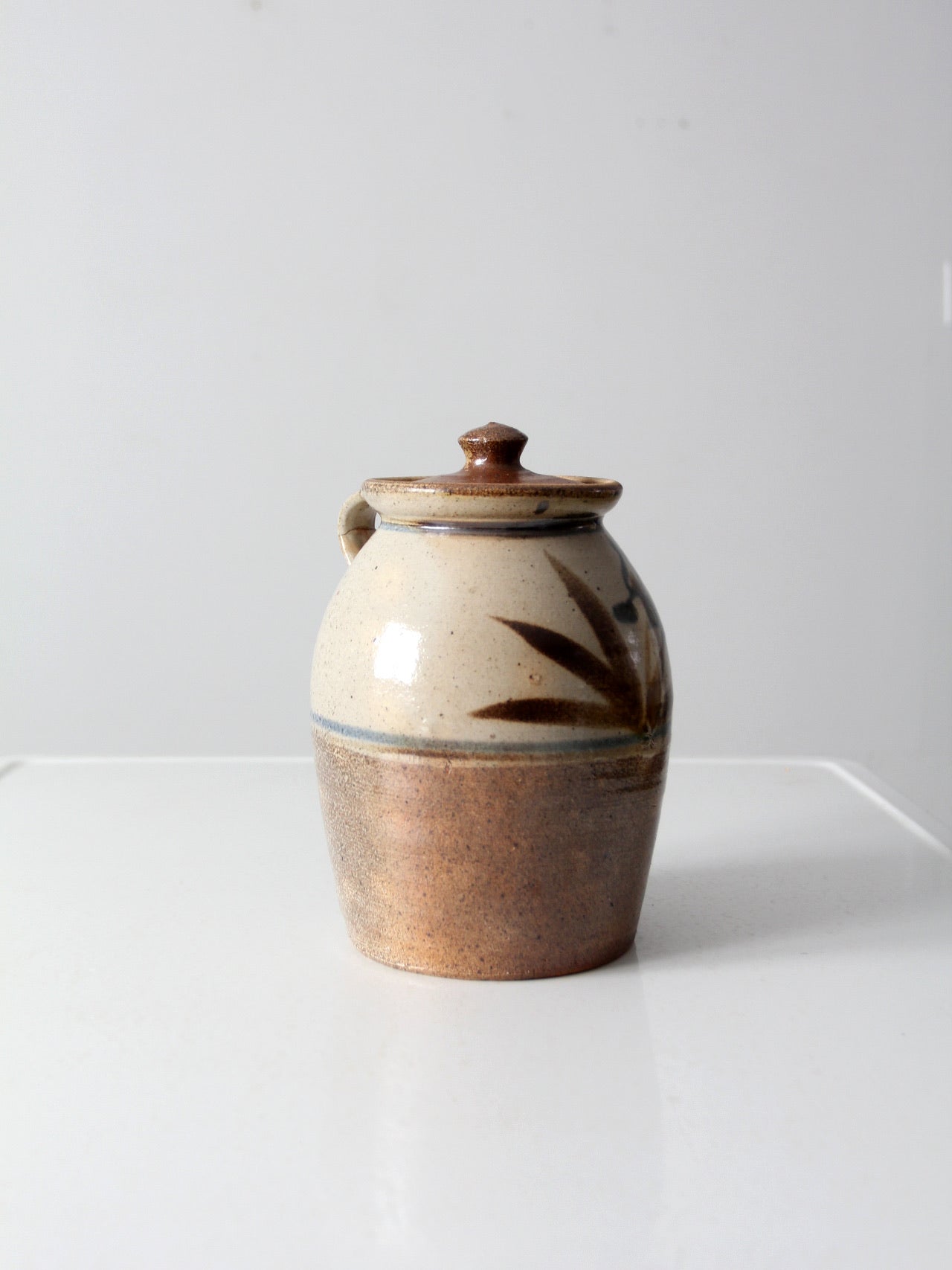 vintage studio pottery jug vase