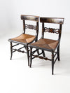 antique Hitchcock chairs pair