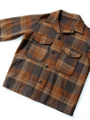 vintage 60s wool plaid shirt jacket