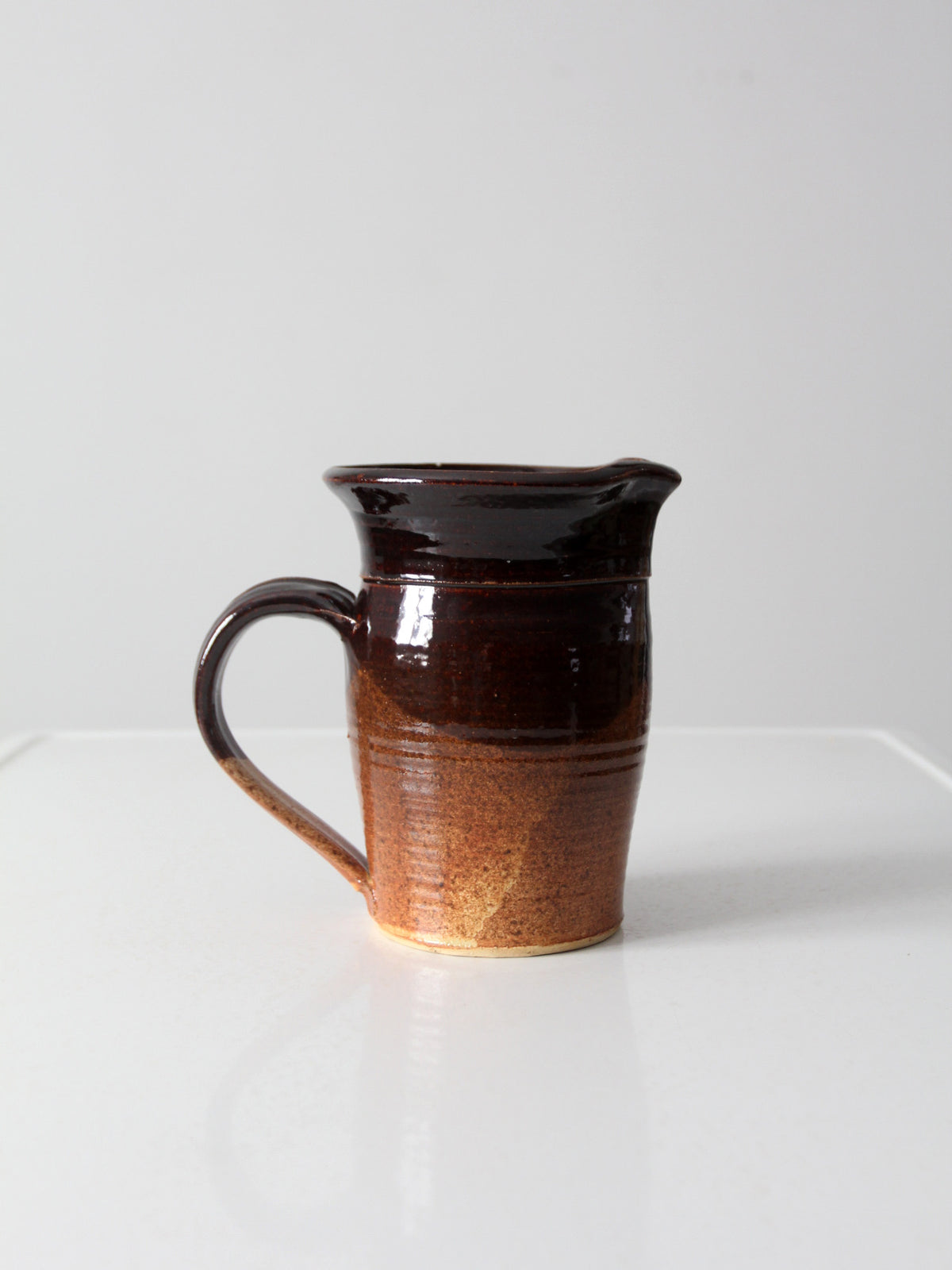 vintage studio pottery pitcher