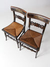 antique Hitchcock chairs pair