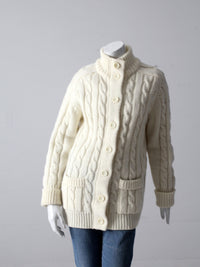 vintage 70s Sears cardigan sweater