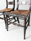 antique Hitchcock chairs pair