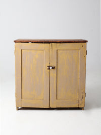 antique primitive cupboard cabinet