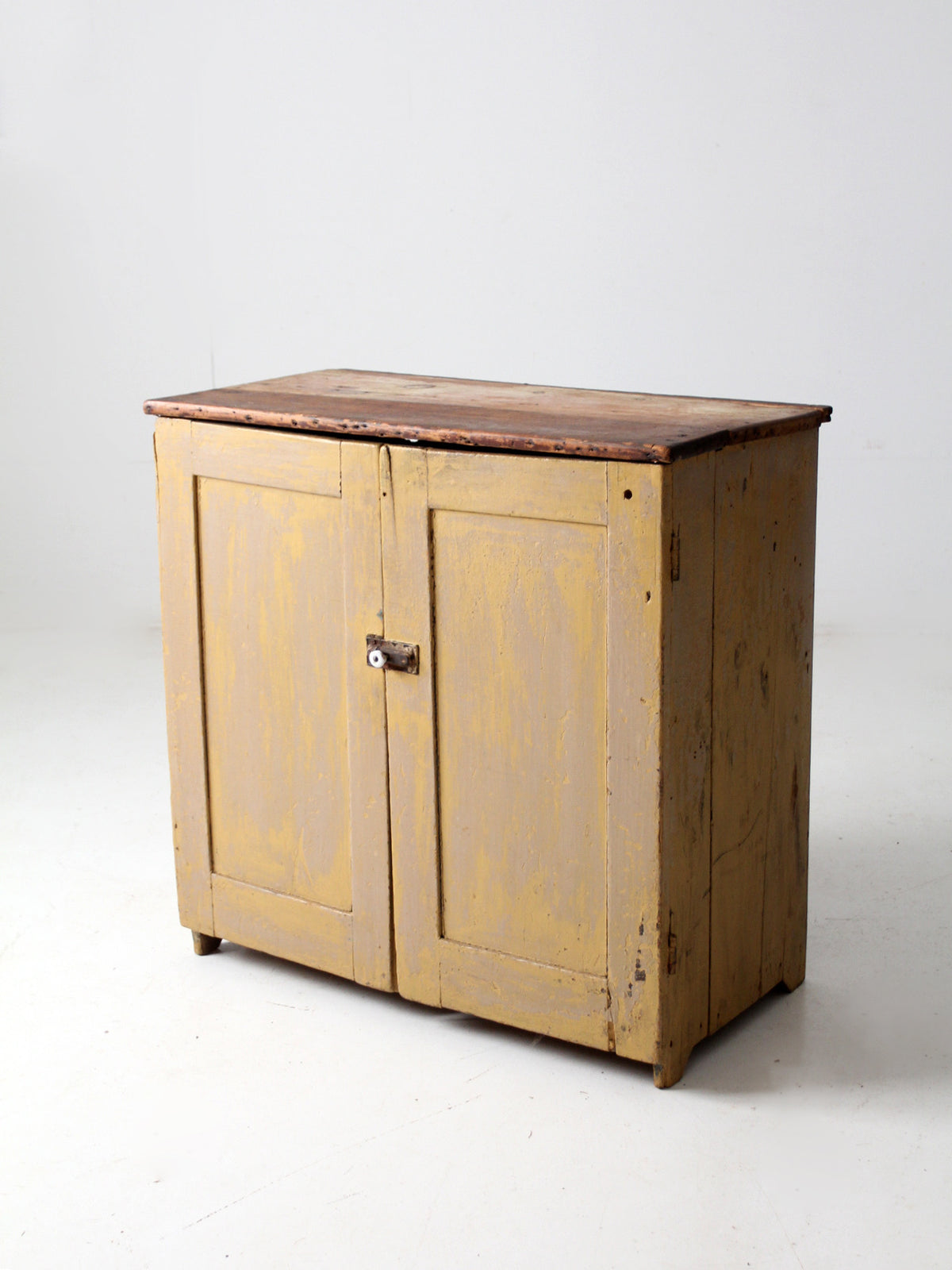 antique primitive cupboard cabinet