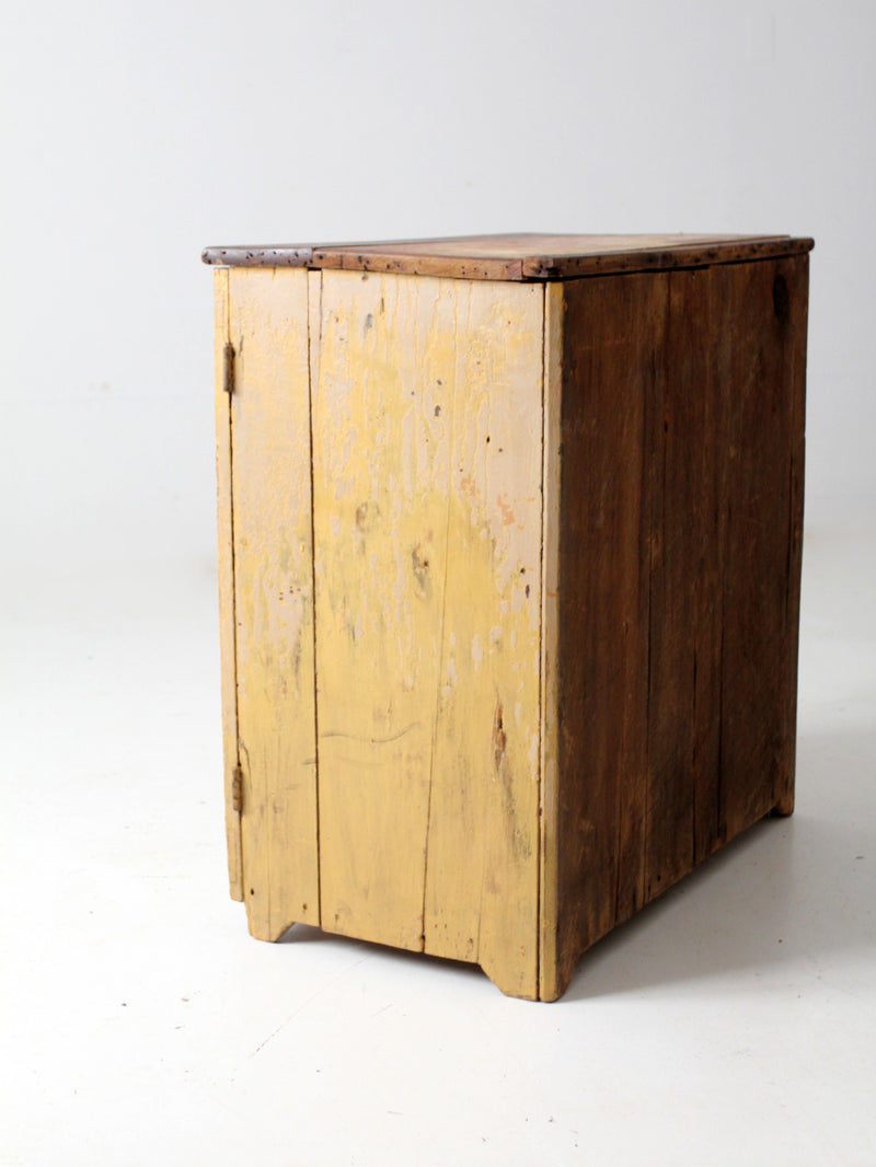 antique primitive cupboard cabinet