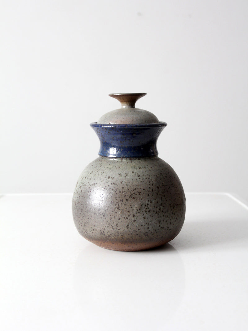 vintage studio pottery jar