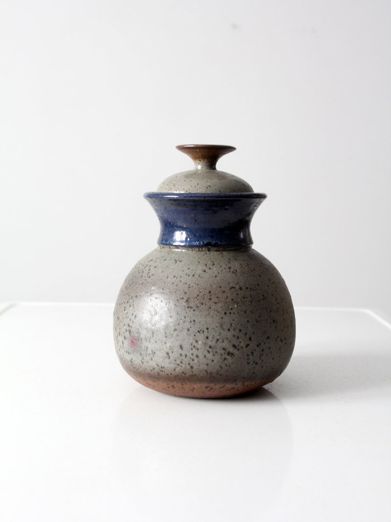 vintage studio pottery jar