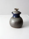 vintage studio pottery jar