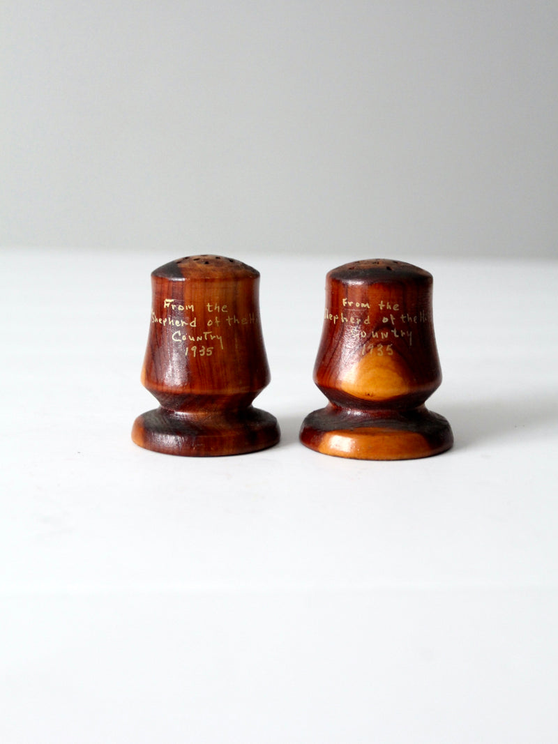 1930s Shepherd of the Hills salt & pepper shakers