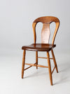 antique balloon back chair