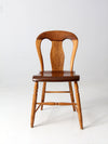 antique balloon back chair