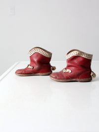 vintage 50s kid's cowboy boots