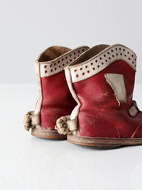 vintage 50s kid's cowboy boots