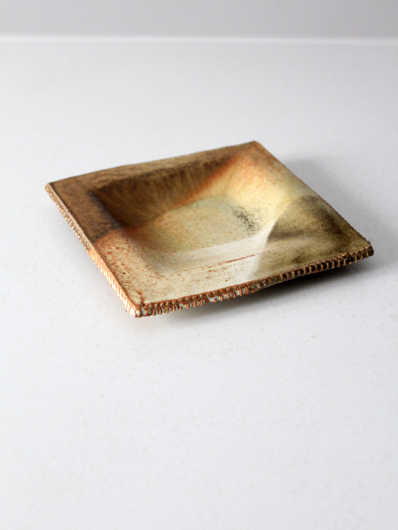 vintage studio pottery plate