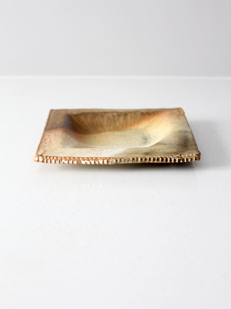 vintage studio pottery plate