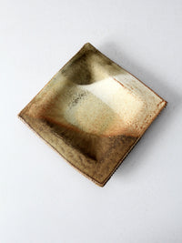 vintage studio pottery plate