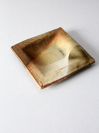 vintage studio pottery plate