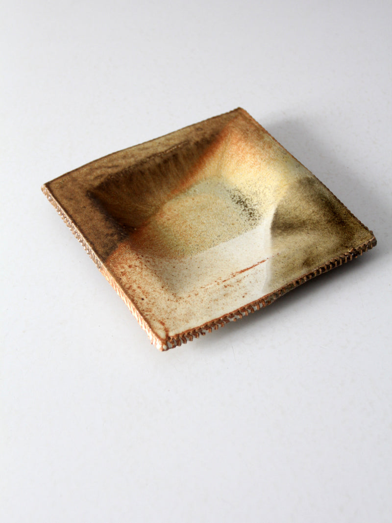 vintage studio pottery plate