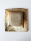 vintage studio pottery plate