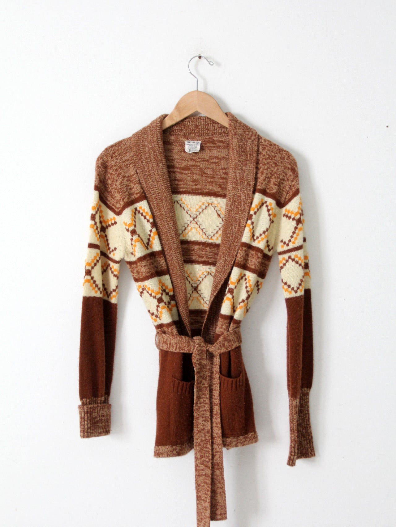 vintage 70s hippie wrap sweater – 86 Vintage