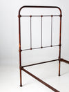 antique iron twin bed