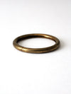 vintage brass tube bangle bracelet