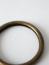 vintage brass tube bangle bracelet