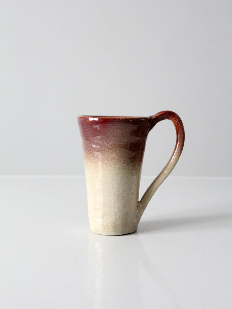 vintage studio pottery mug