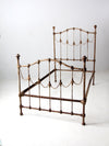 antique Victorian iron bed