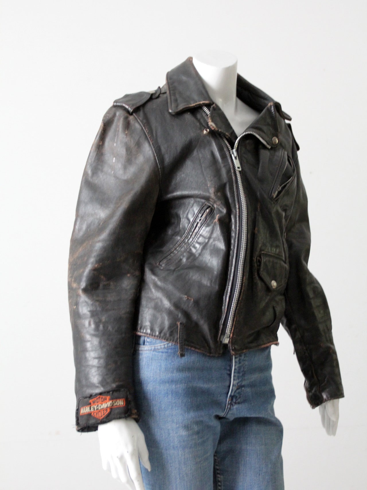 Harley davidson deals riding jacket leather