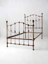 antique Victorian iron bed