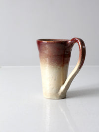 vintage studio pottery mug