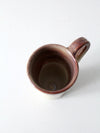vintage studio pottery mug