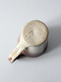 vintage studio pottery mug